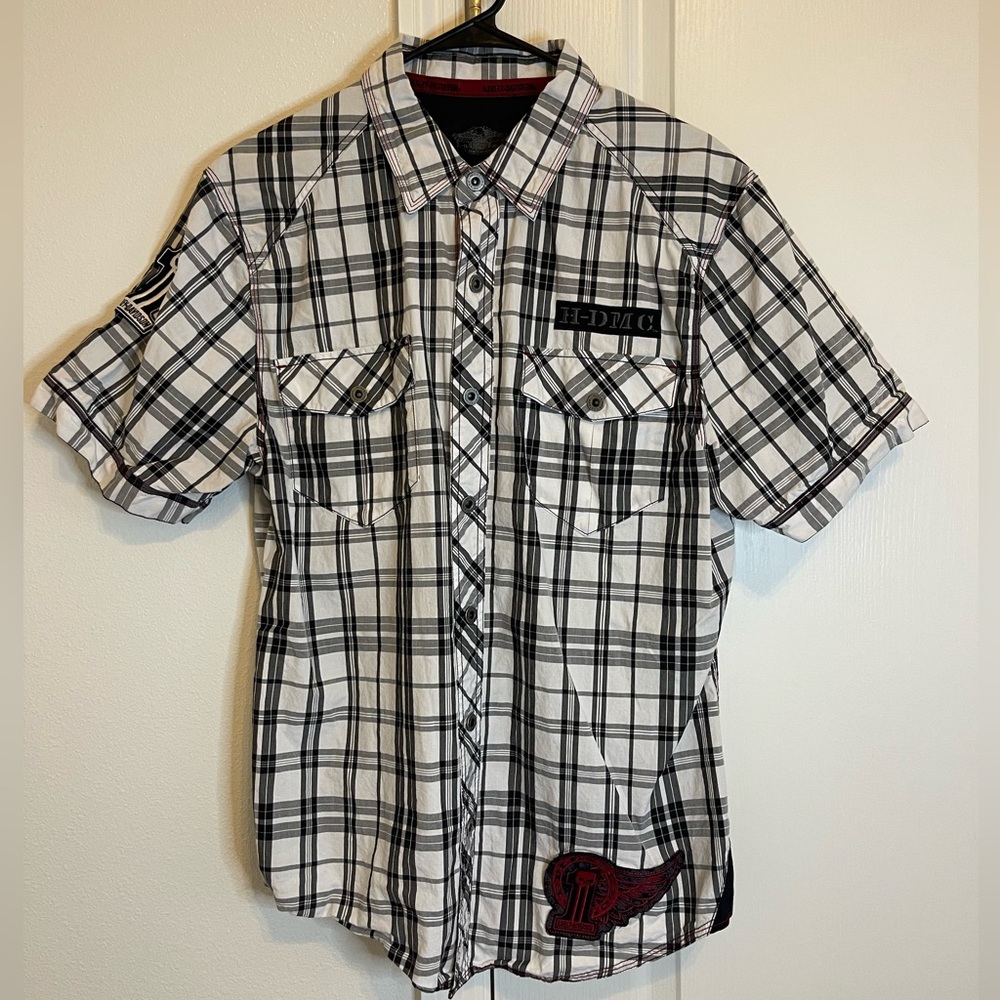 Men’s Harley Davidson button-up